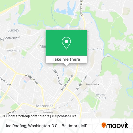 Jac Roofing map