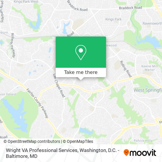 Mapa de Wright VA Professional Services