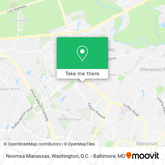 Nvomsa Manassas map