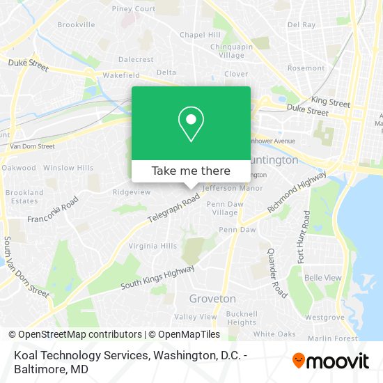 Mapa de Koal Technology Services