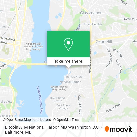 Mapa de Bitcoin ATM National Harbor, MD