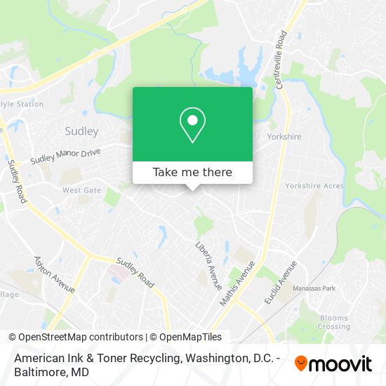 American Ink & Toner Recycling map