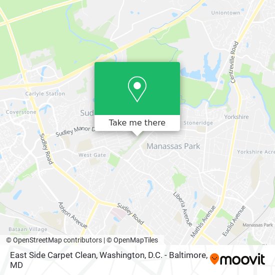 East Side Carpet Clean map