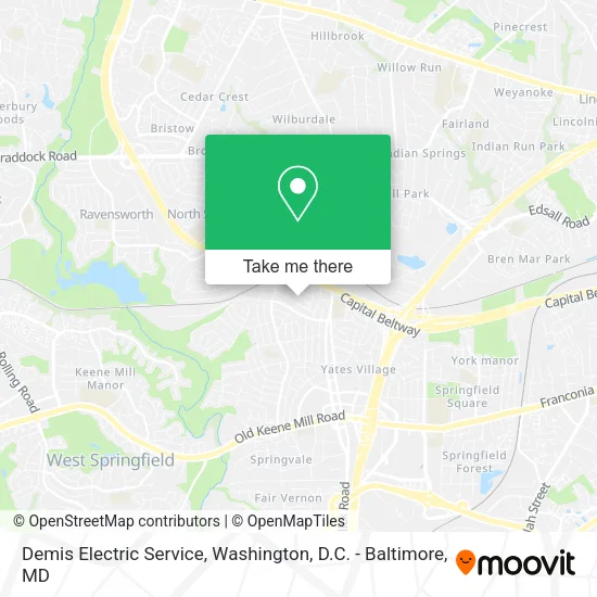 Mapa de Demis Electric Service