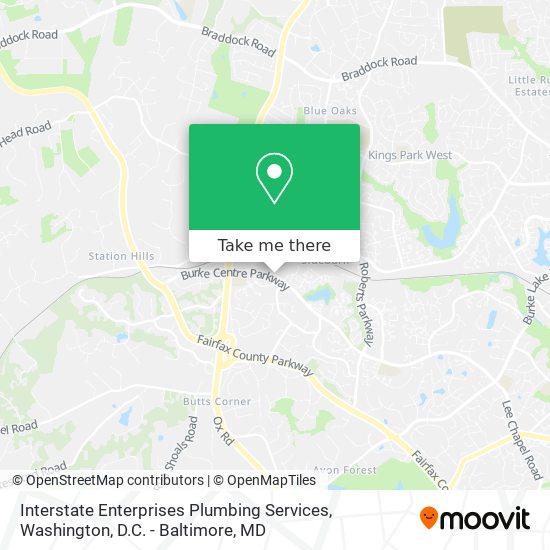 Mapa de Interstate Enterprises Plumbing Services