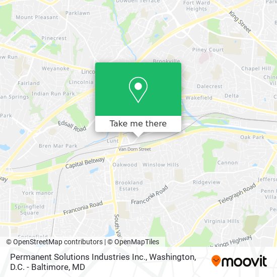 Permanent Solutions Industries Inc. map