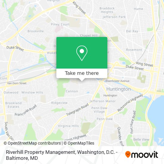 Mapa de Riverhill Property Management