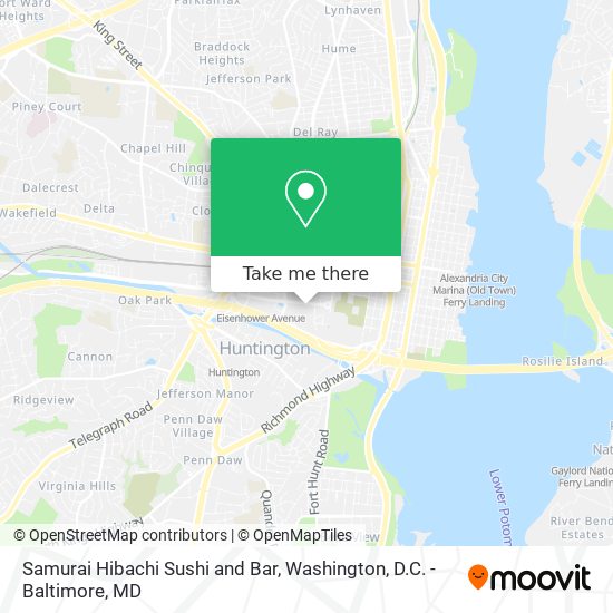 Samurai Hibachi Sushi and Bar map