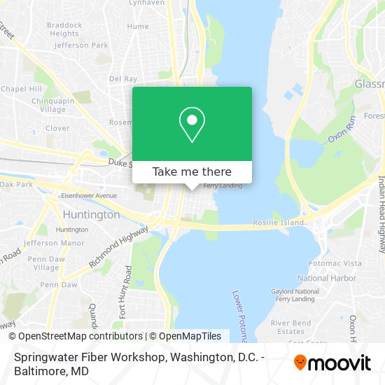 Springwater Fiber Workshop map