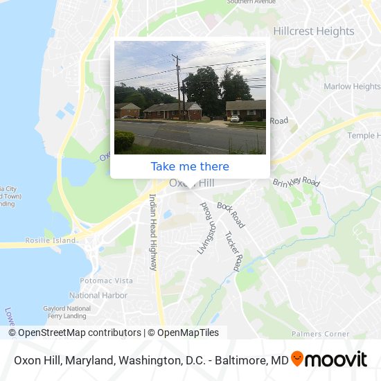 Mapa de Oxon Hill, Maryland