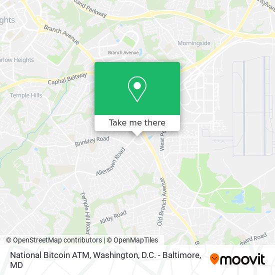 National Bitcoin ATM map