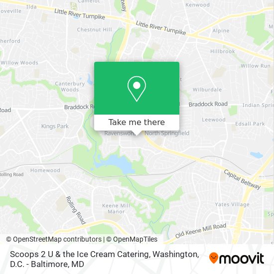 Mapa de Scoops 2 U & the Ice Cream Catering
