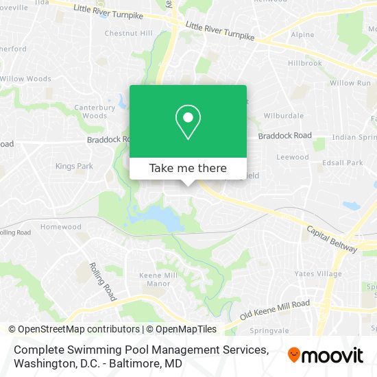 Mapa de Complete Swimming Pool Management Services