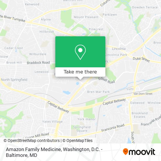 Mapa de Amazon Family Medicine