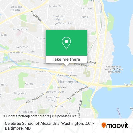Mapa de Celebree School of Alexandria