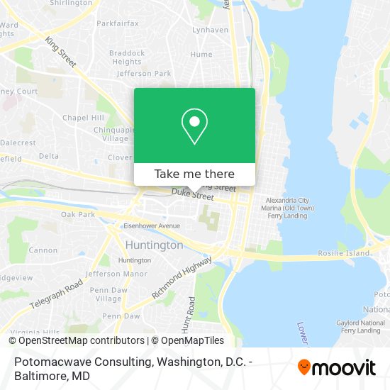 Potomacwave Consulting map