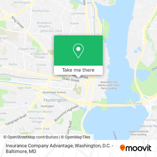 Insurance Company Advantage map