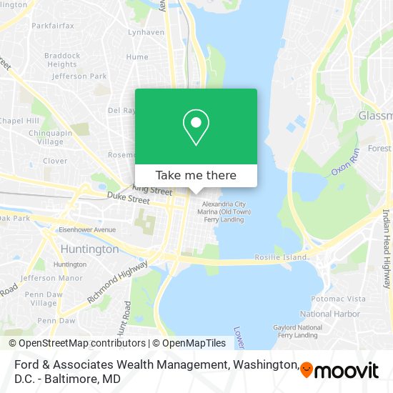 Ford & Associates Wealth Management map