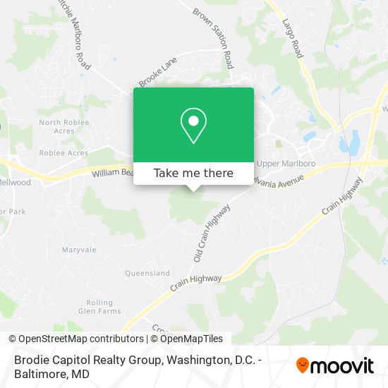 Brodie Capitol Realty Group map