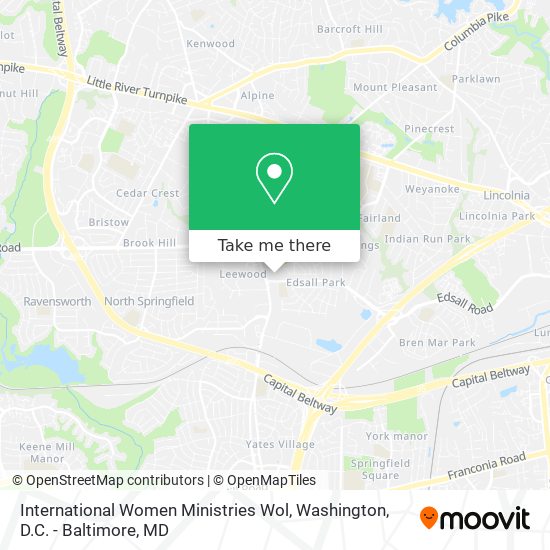 Mapa de International Women Ministries Wol