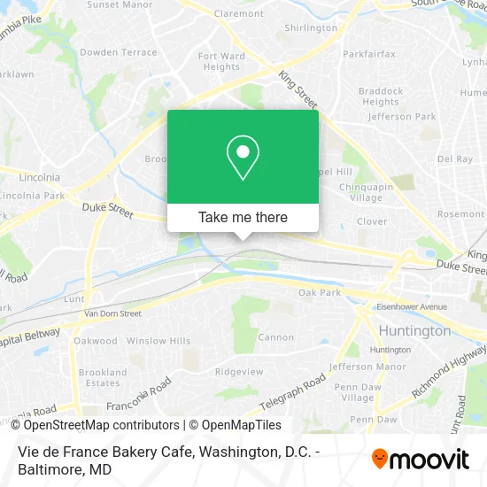 Vie de France Bakery Cafe map