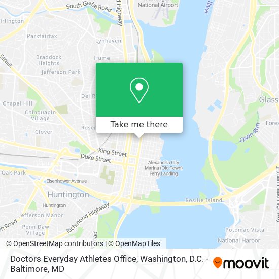 Mapa de Doctors Everyday Athletes Office