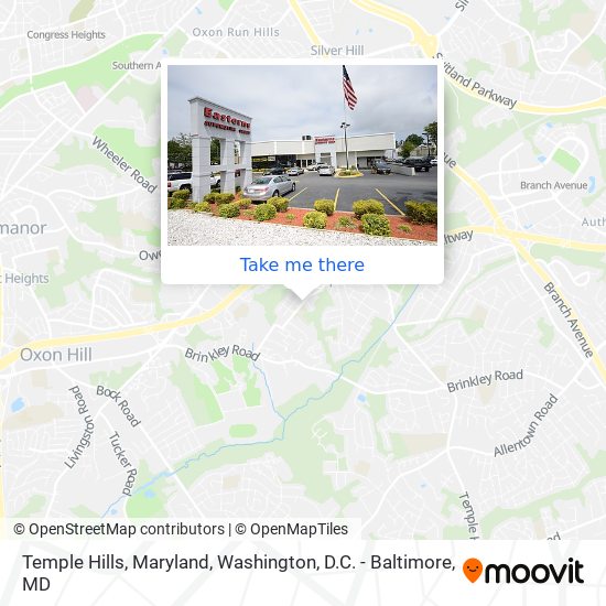 Temple Hills, Maryland map