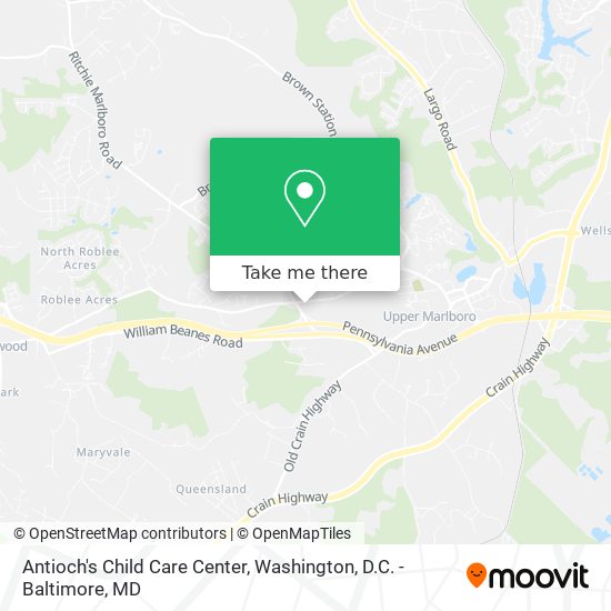 Mapa de Antioch's Child Care Center