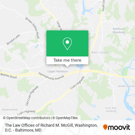 The Law Offices of Richard M. McGill map