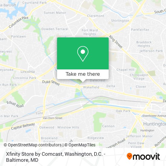 Xfinity Store by Comcast map