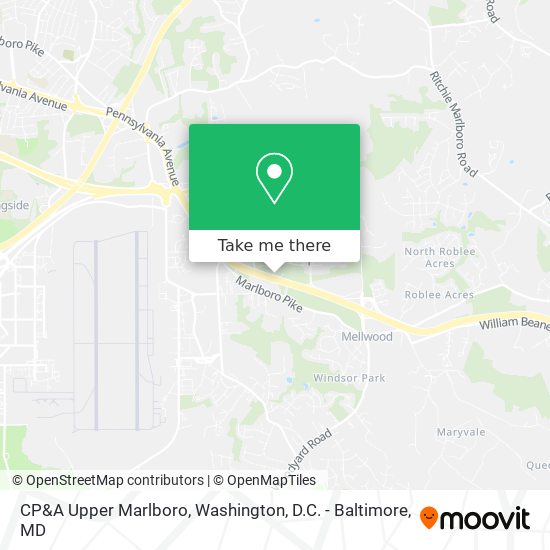 CP&A Upper Marlboro map