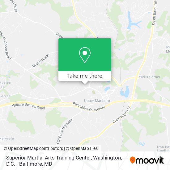 Mapa de Superior Martial Arts Training Center