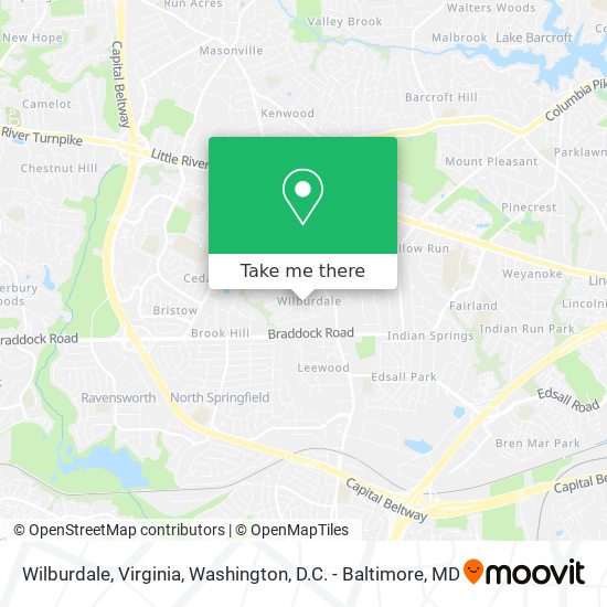 Wilburdale, Virginia map