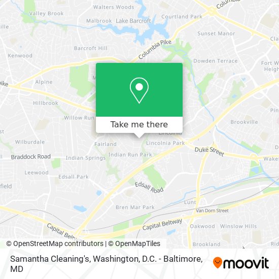 Mapa de Samantha Cleaning's