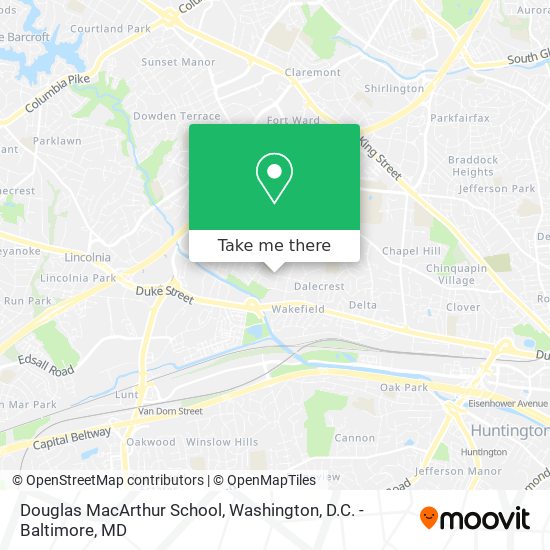 Mapa de Douglas MacArthur School