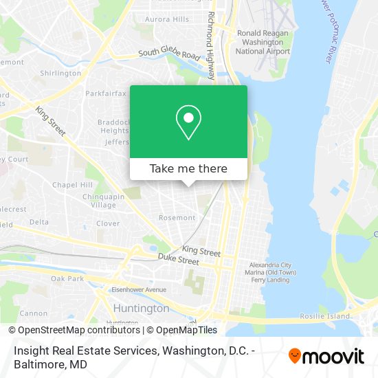 Insight Real Estate Services map