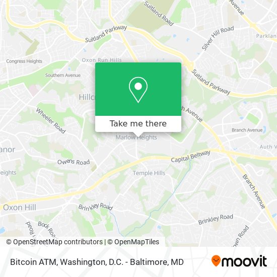 Bitcoin ATM map