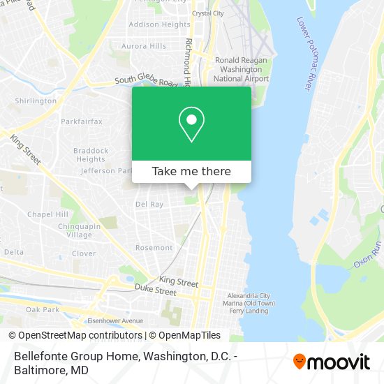 Mapa de Bellefonte Group Home