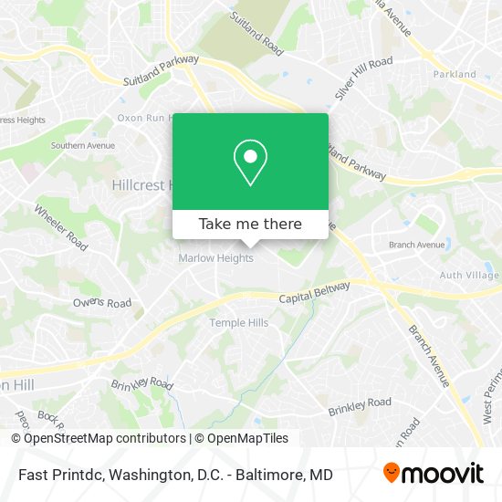 Mapa de Fast Printdc