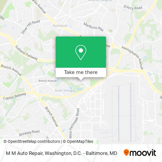 Mapa de M M Auto Repair