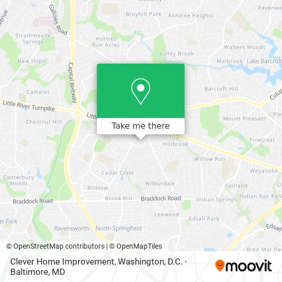 Mapa de Clever Home Improvement