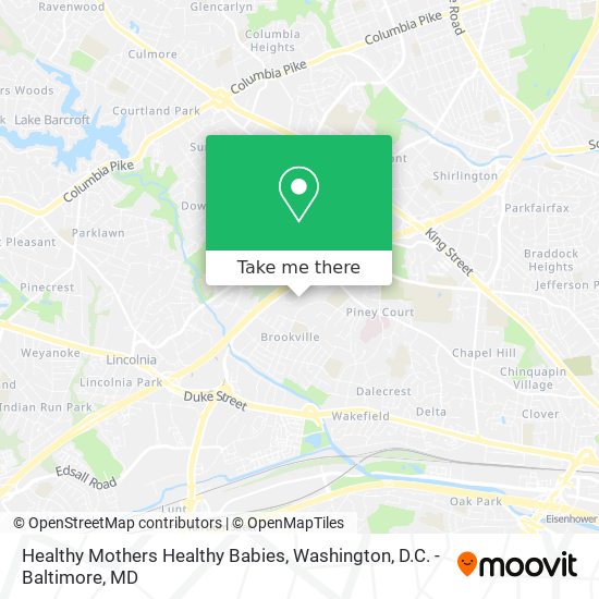 Healthy Mothers Healthy Babies map