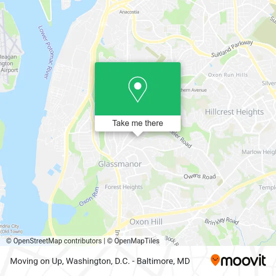 Moving on Up map