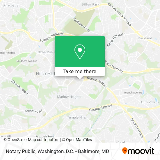 Notary Public map