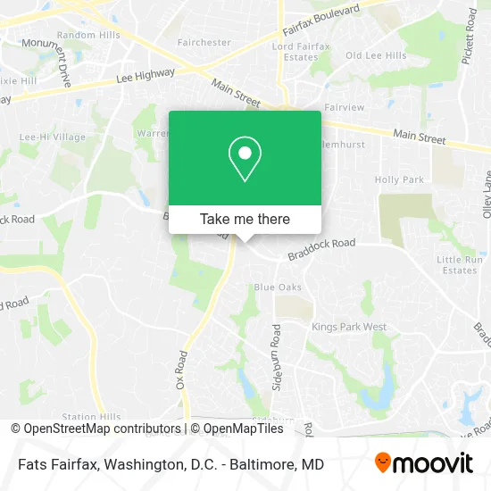 Fats Fairfax map