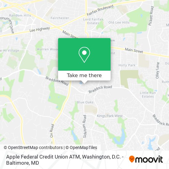 Mapa de Apple Federal Credit Union ATM