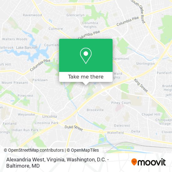 Alexandria West, Virginia map