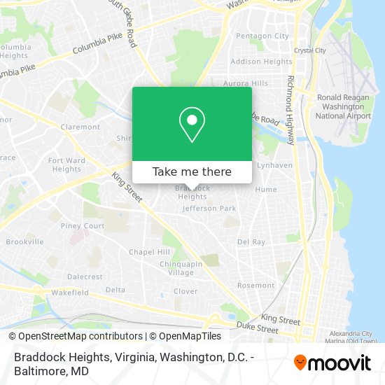 Mapa de Braddock Heights, Virginia