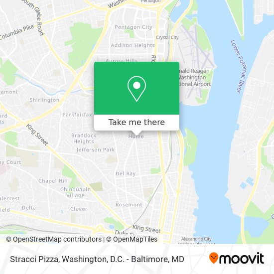 Stracci Pizza map