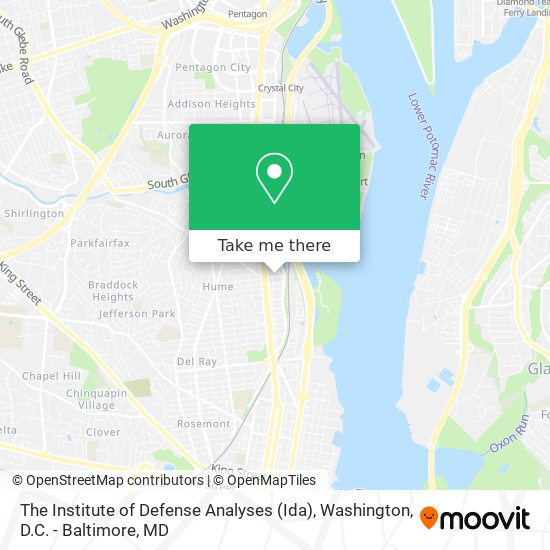 Mapa de The Institute of Defense Analyses (Ida)